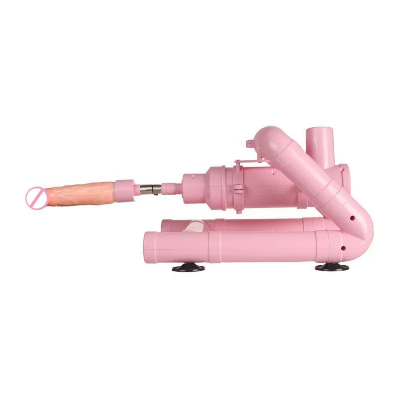 Pink Wire-controlled Telescopic Silent Dildo Machine