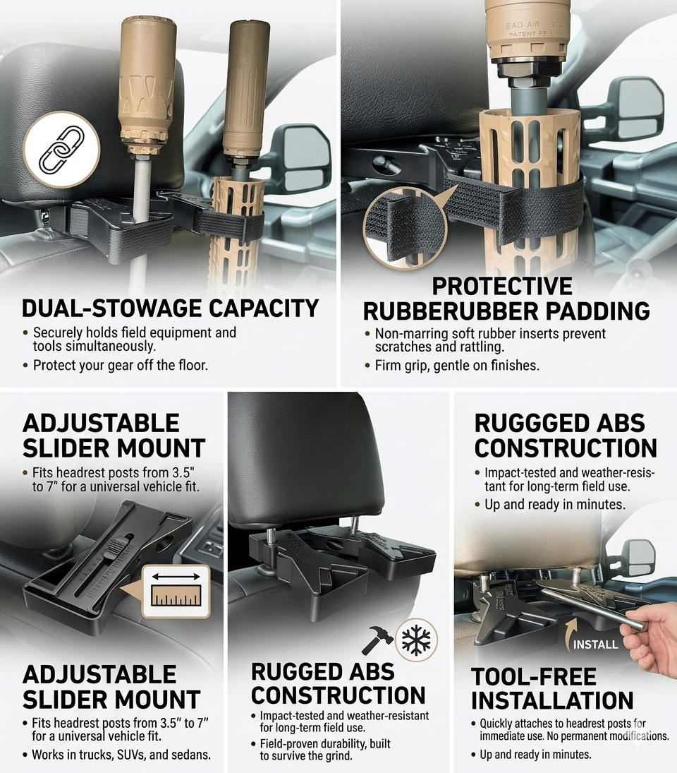 Universal Seat Back Storage Rack for Car