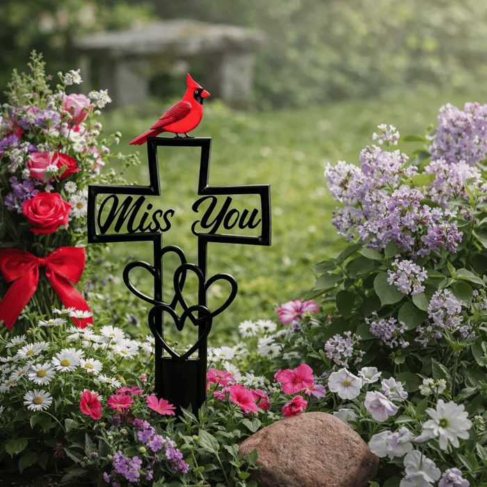 💖Metal Cemetery Memorial Plaque for Remembrance✝️