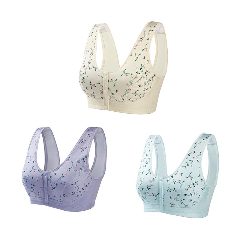 Libiyi-Front Buckle Vest-style Bra