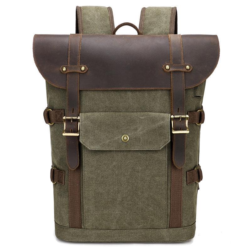 Canvas Backpack Men's 15.6 Computer Bag