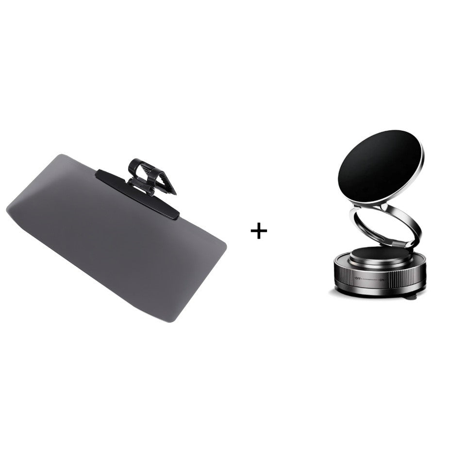 ðEfficient Anti-Glare Car Sun Visor Shield Set