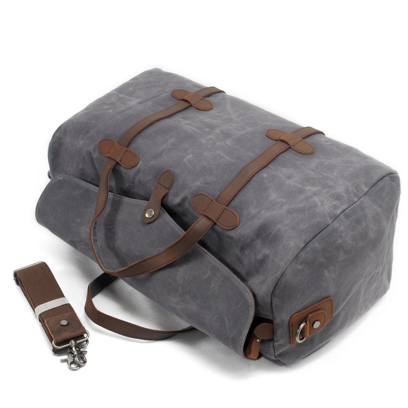 Waxed Canvas Duffle Bag Waterproof for Travel