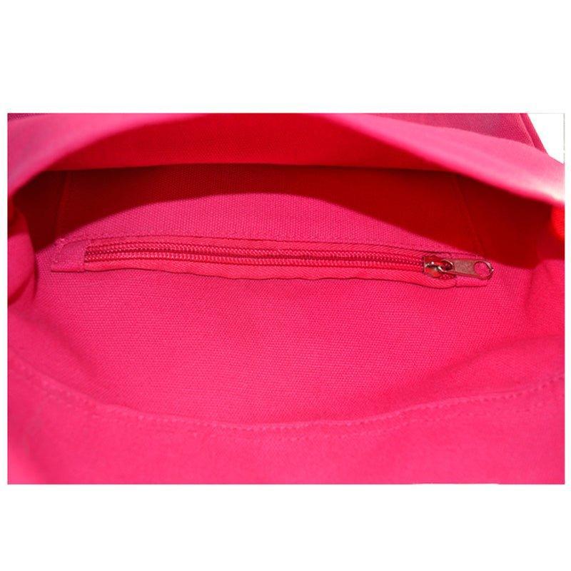 Canvas Yoga Mat Bag Tote Sling Carrier with Large Side Pocket