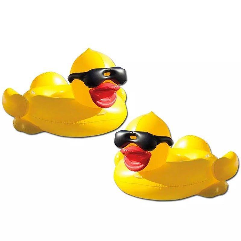 Cute Duck Inflatable Pool Float Lounger