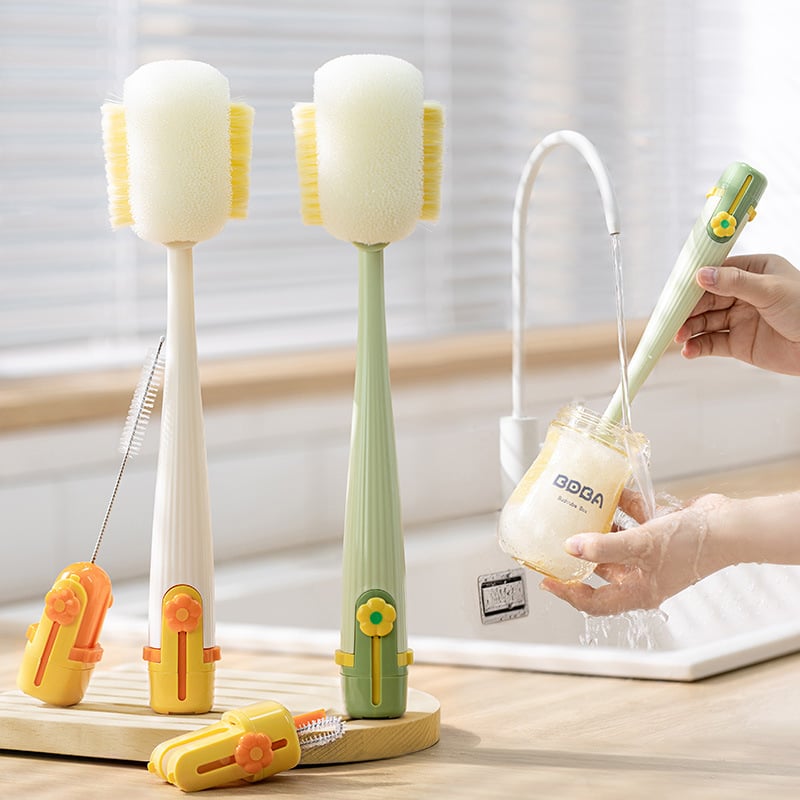 5-in-1 Multifunctional Baby Bottle Cleaning Brush Set