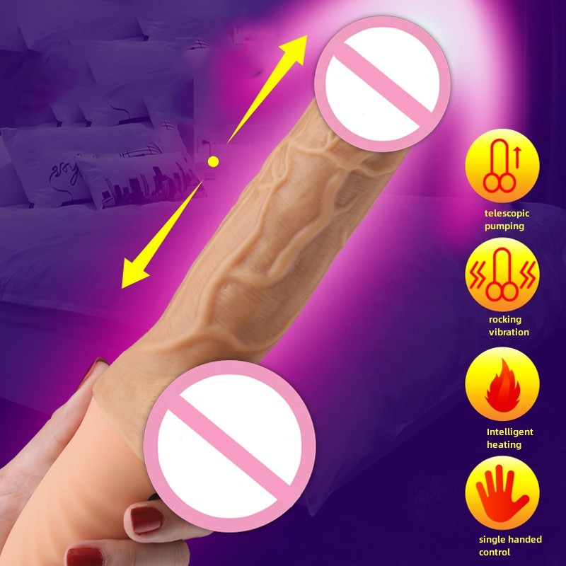 Lurevibe - Women's Telescopic Cannon King Automatic Vibration Heating Simulation Machine Masculine Masturbation