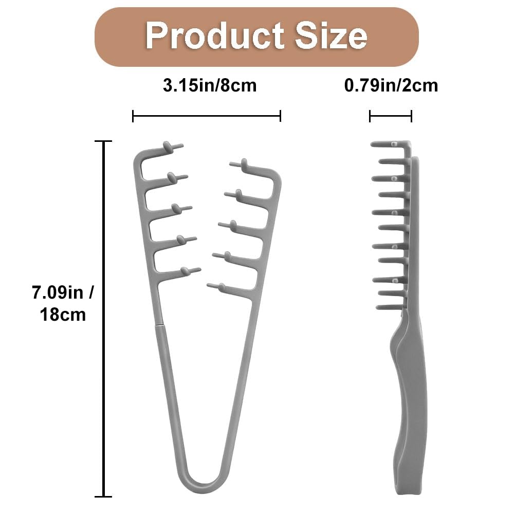 💇2026 Upgrade Volumizing Comb, Wide-Tooth Styling for All Hair Lengths, Men & Women