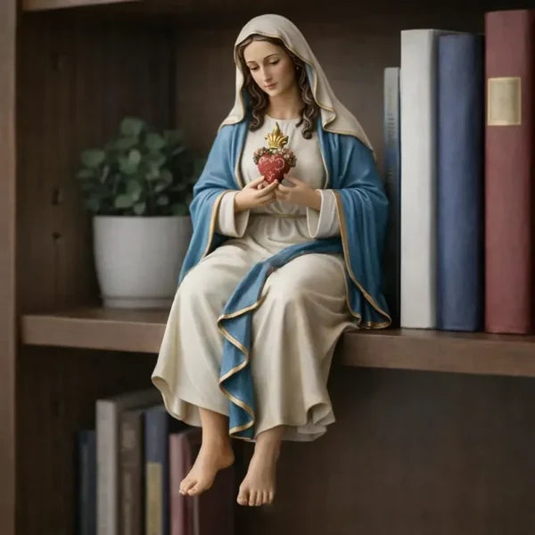 ✨Handcrafted Jesus Figurine✝️Serene Desk Companion🙏
