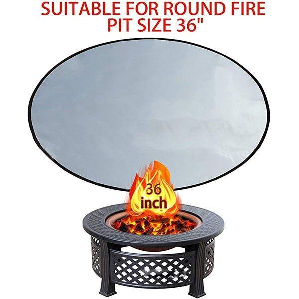 Round Fireproof Mat for Fire Pit