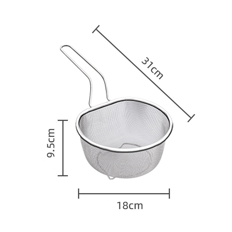 Stainless Steel Sieve with Handleπ₯