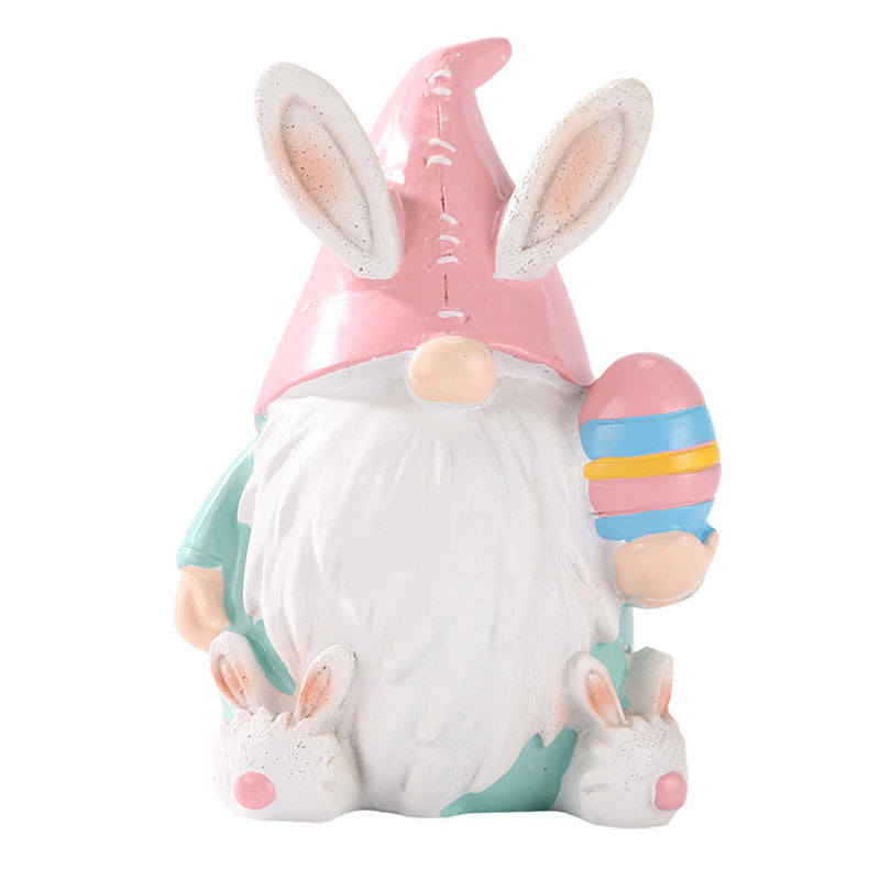 Easter Bunny Gnome Figurine