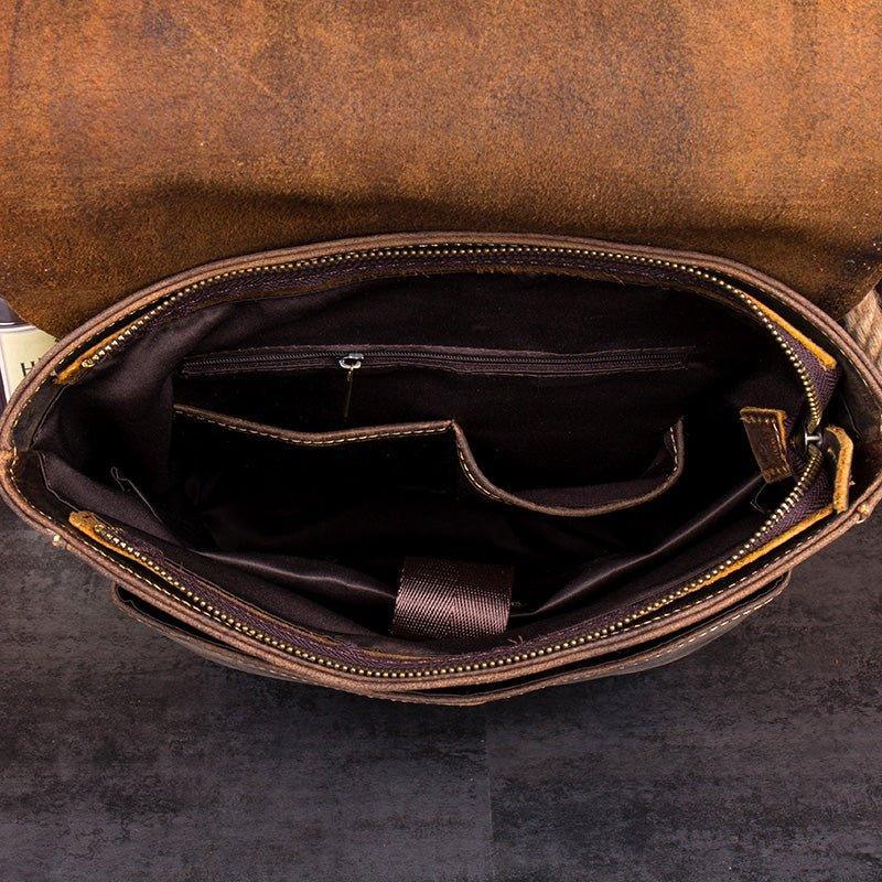 Woosir Handmade Vintage Backpacks Crazy Horse Leather
