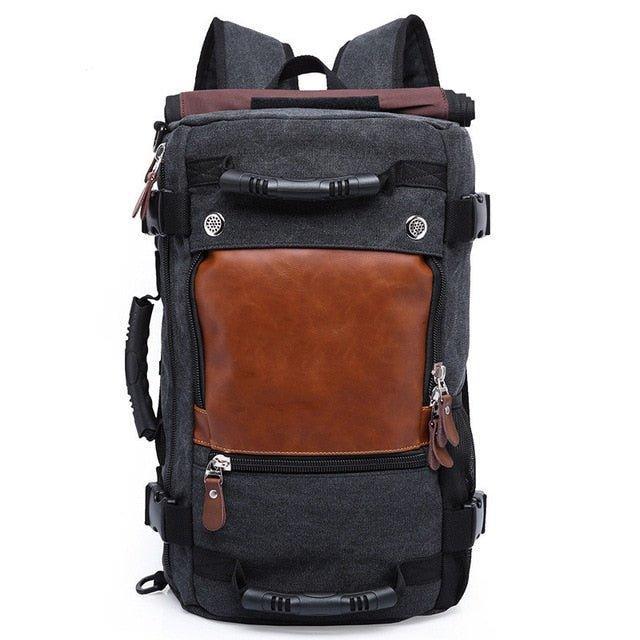 Men Canvas Travel Backpack