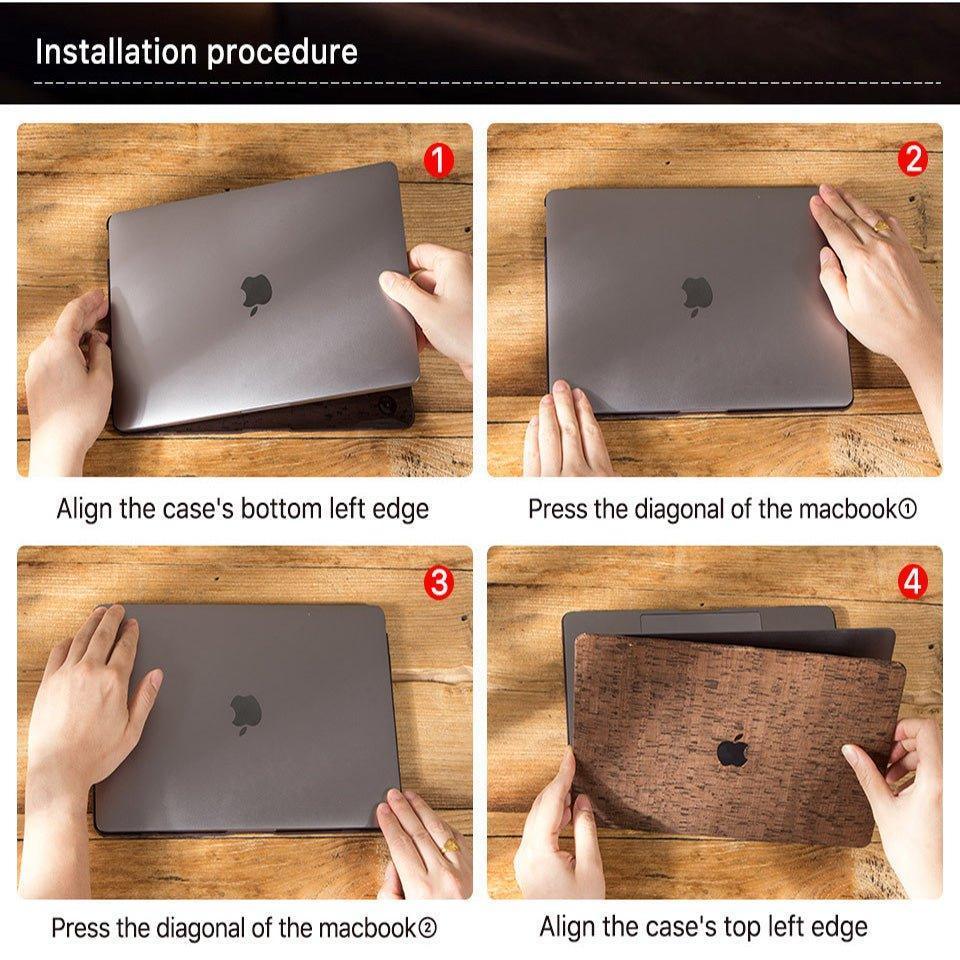 Woosir PU Leather Laptop Case for Macbook Pro