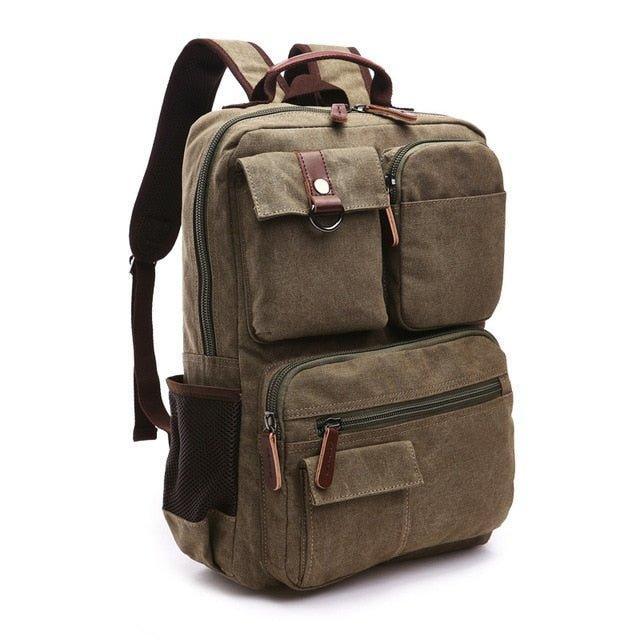 School Backpack Vintage Canvas Laptop Backpacks