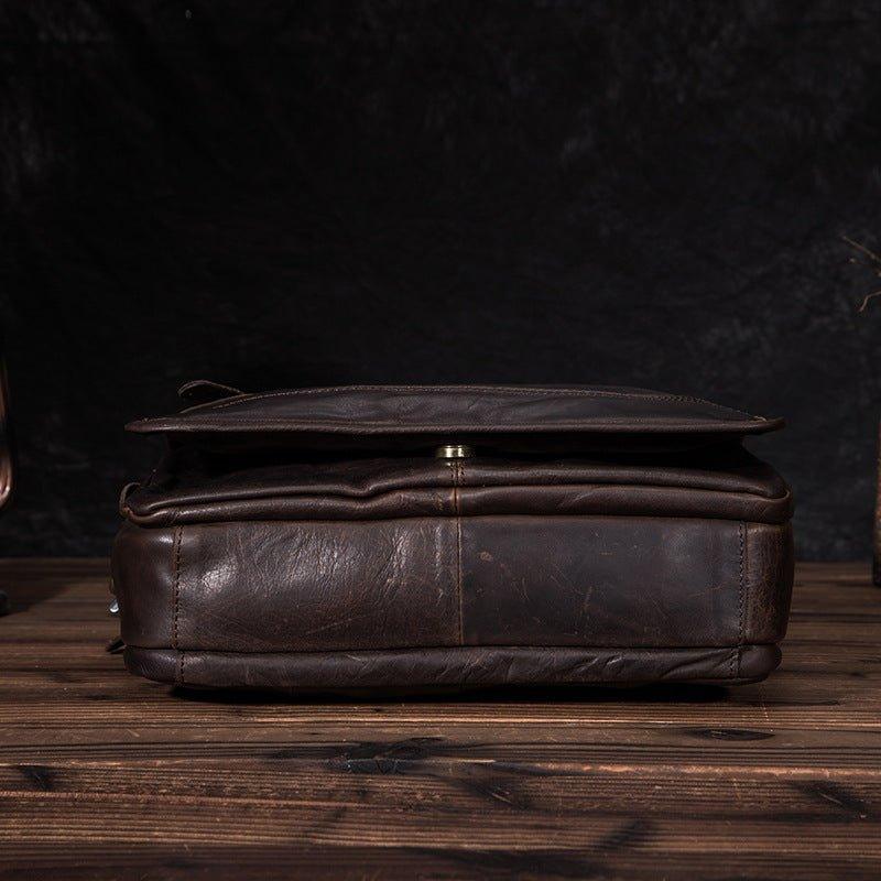 Woosir Vintage Genuine Leather Large Messenger Bag