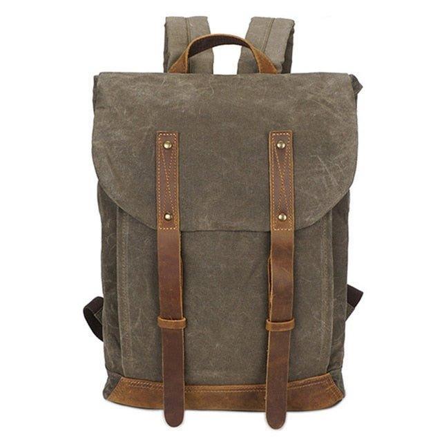 Vintage Canvas Backpacks Laptop for Mens