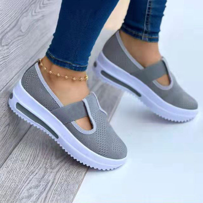 Libiyi spring new round toe platform women's sneakers - Libiyi