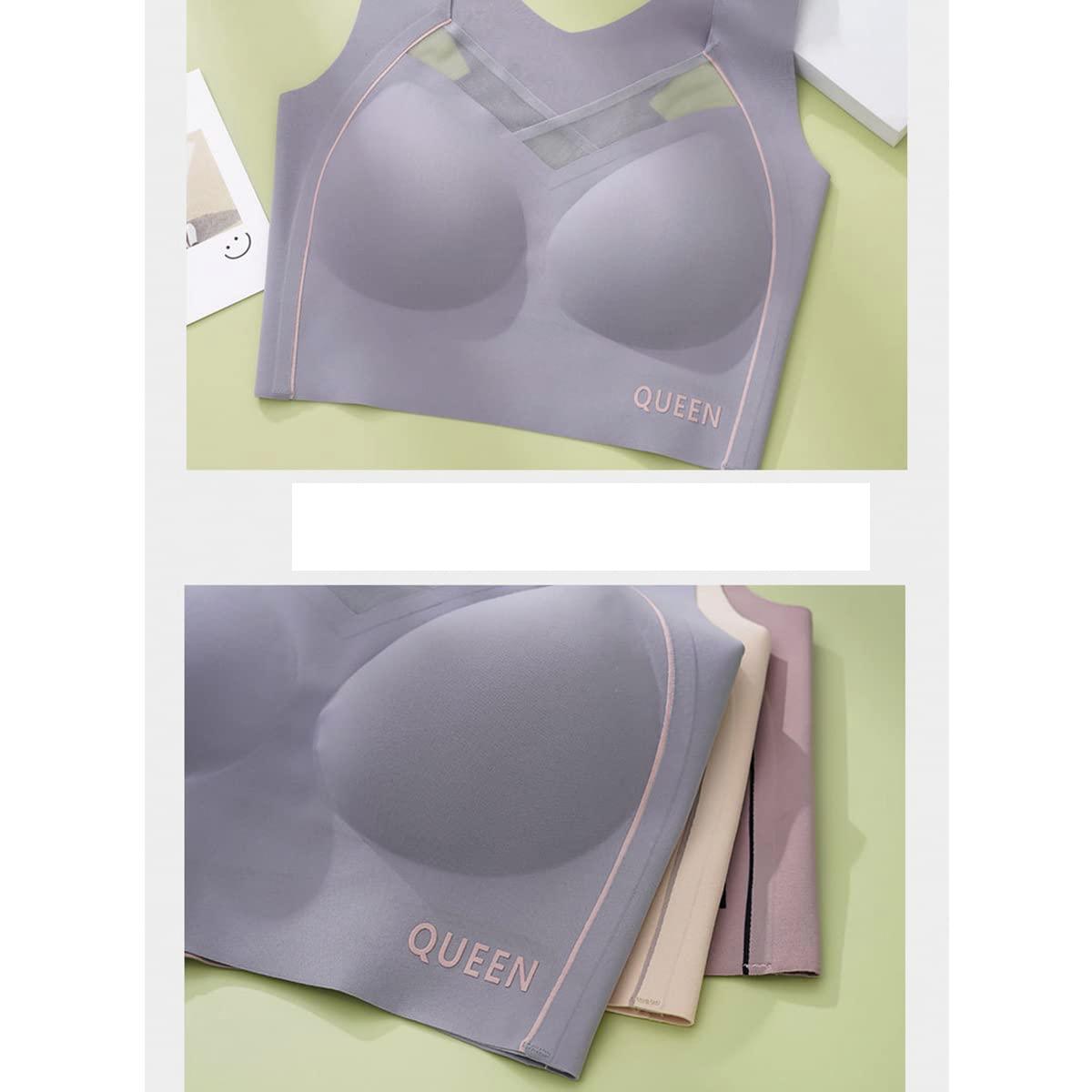 Libiyi Push-Up Full Cup Bra Full Cup Pads Large Size Breathable Bras for Ladys Women