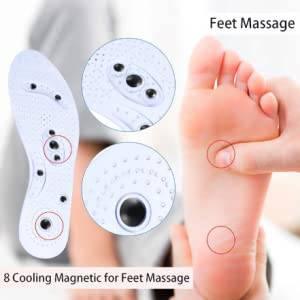Insoles for Women & Men Cuttable Acupressure Magnetic Massage