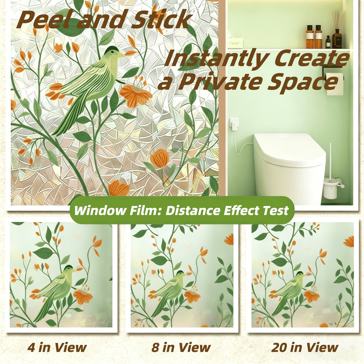🌸 Botanical Window Decals