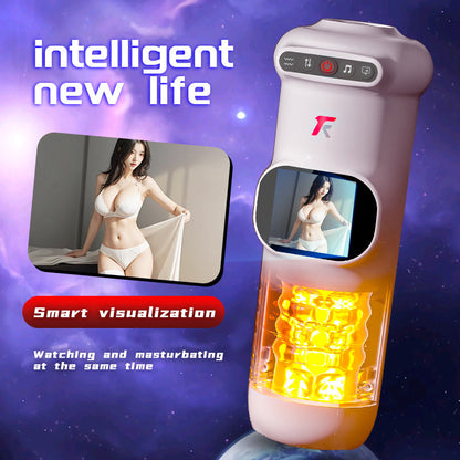 9-Frequency Telescopic 9-Frequency Vibration UFO Masturbation Cup