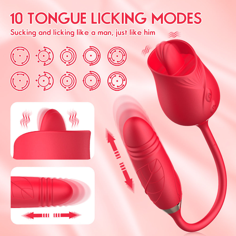 Lurevibe - The Rose Toy With Bullet Vibrator Pro