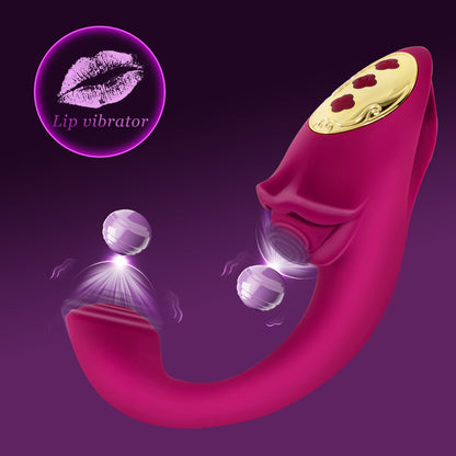 2 In 1 Rose Muncher Tapping Vibrator