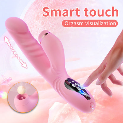 Lurevibe - Electric Heated Vibrator Automatic Sucking Thrusting Machine For Women