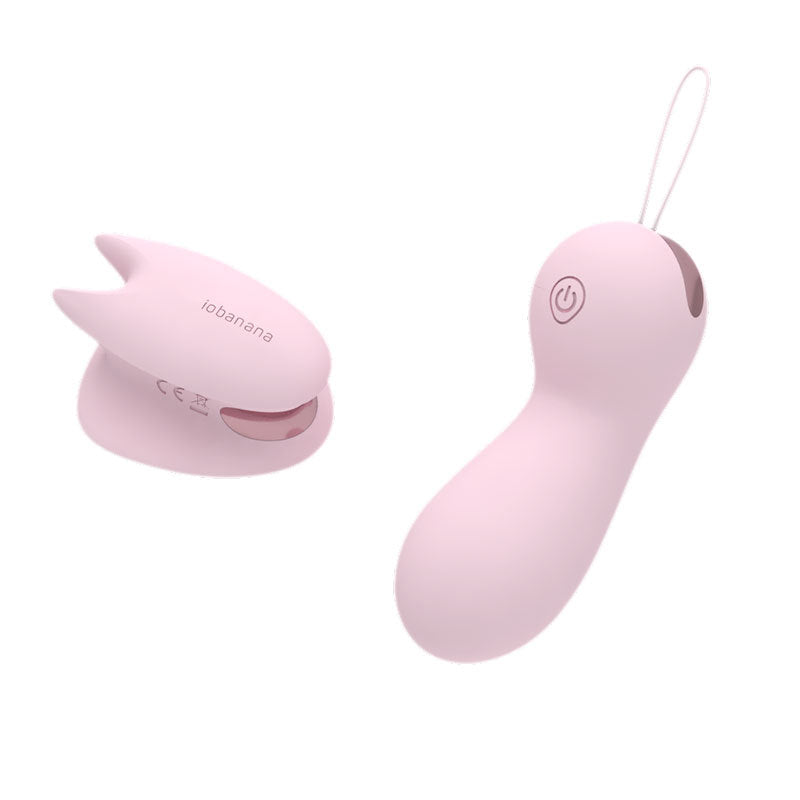 Finger Clip Remote Control Vibrator Heating Massager