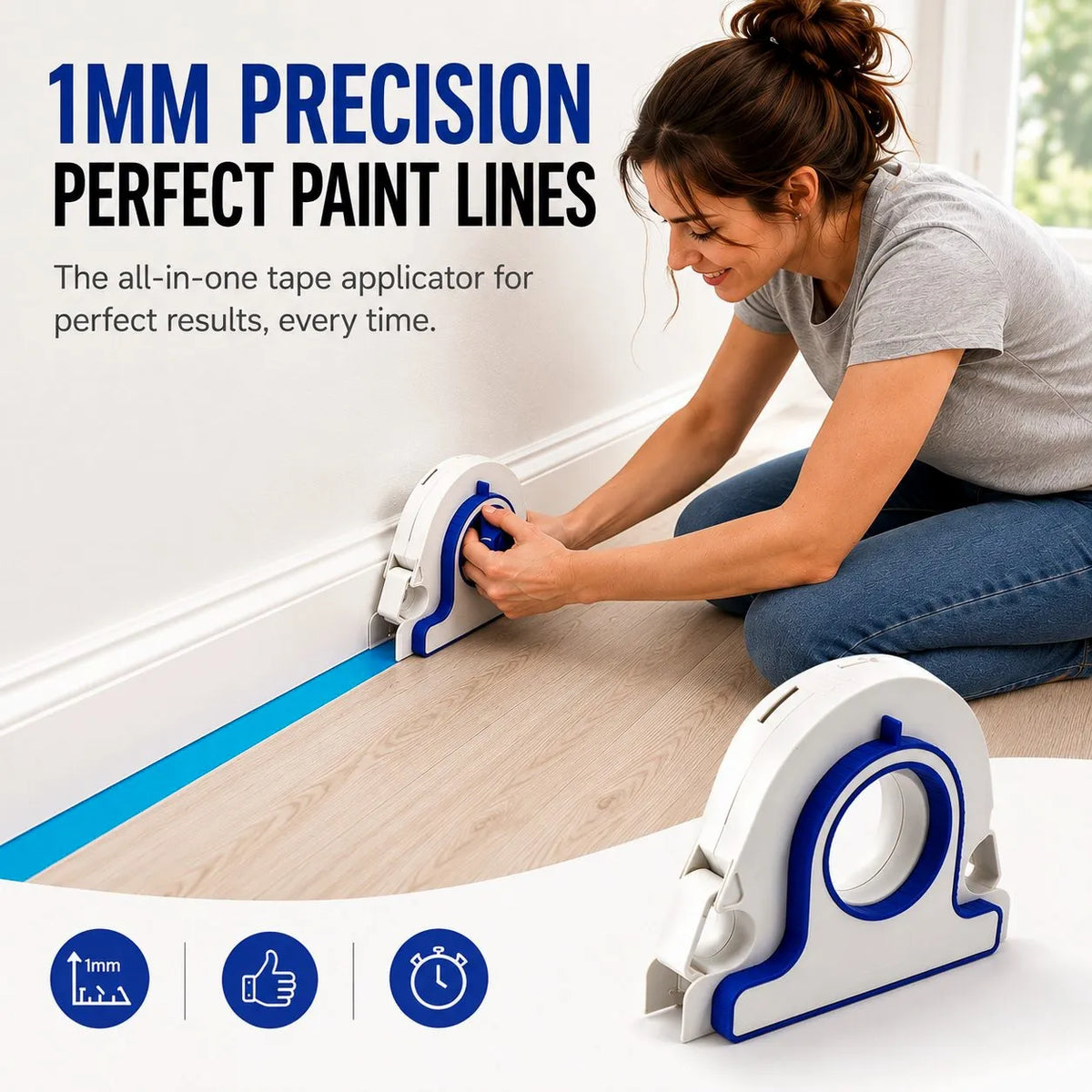 High-efficiency Painter Masking Tape Applicator