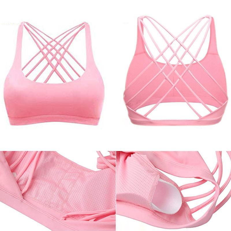 Libiyi-Cross Back Sport Bra