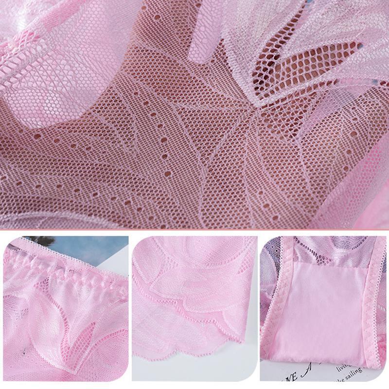 Libiyi-Women Embroidery Lace Panties