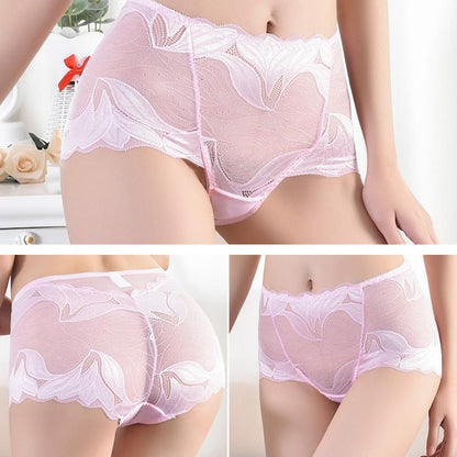 Libiyi-Women Embroidery Lace Panties