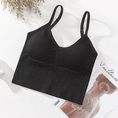 Libiyi-Women Sports Bra Basic Crop Top