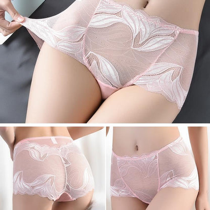 Libiyi-Women Embroidery Lace Panties