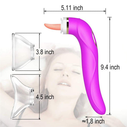 Lurevibe - Clitoral Sucking Licking Vibrator, G Spot Tongue Vibrator