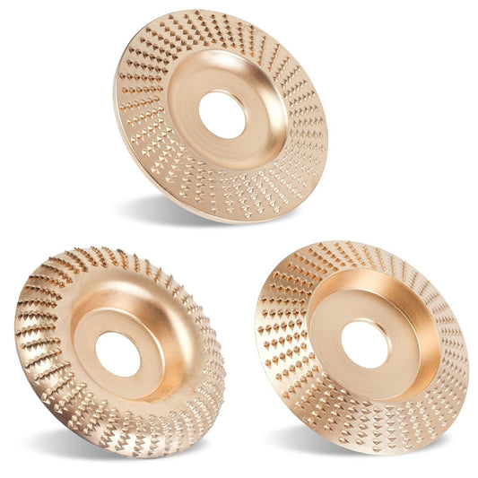 3PCS 4" Wood Carving Disc Set — The Ultimate Woodworking Game-Changer