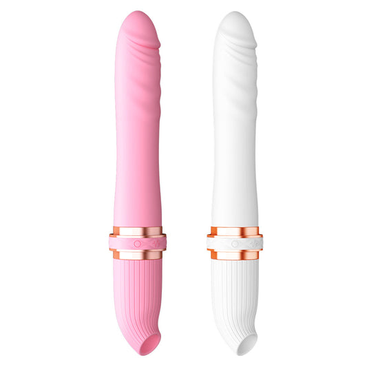 Lurevibe - Telescoping Vibrator Female 10 Frequency Variable Sex Machine Clitoris Vibrador