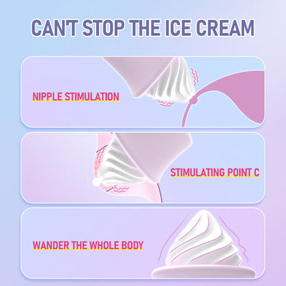 Lurevibe 9 Frequency Vibration Ice Cream Vibrator