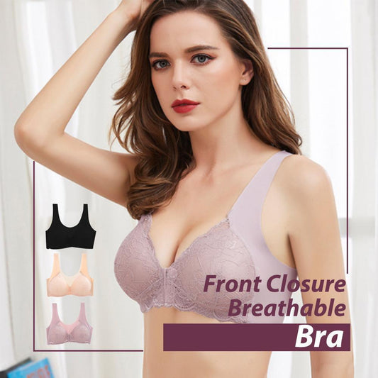 Libiyi-Front Closure Breathable Bra