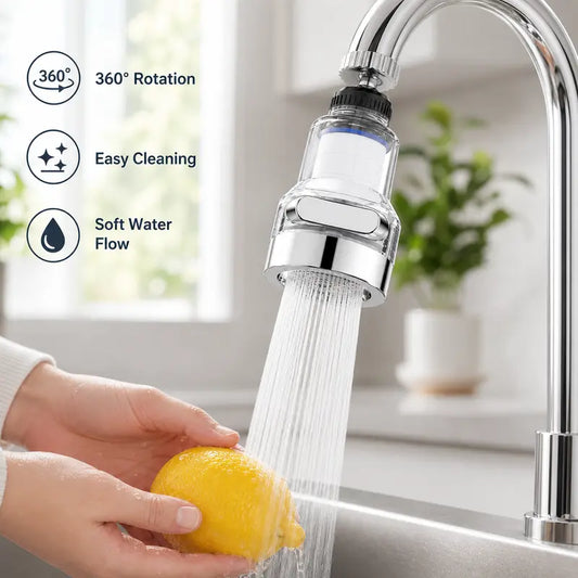 🚰2 Count, 360° Swivel Faucet Filter Attachment