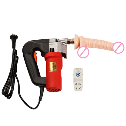 High-speed insertion and retractable squirting handheld gun machine