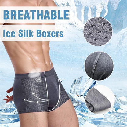 Libiyi-Summer Men's Fashion New Ice Silk Modal Underwear