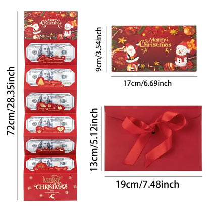 🎅💸Christmas Cash Gift Envelope– A creative way to give cash this Christmas!