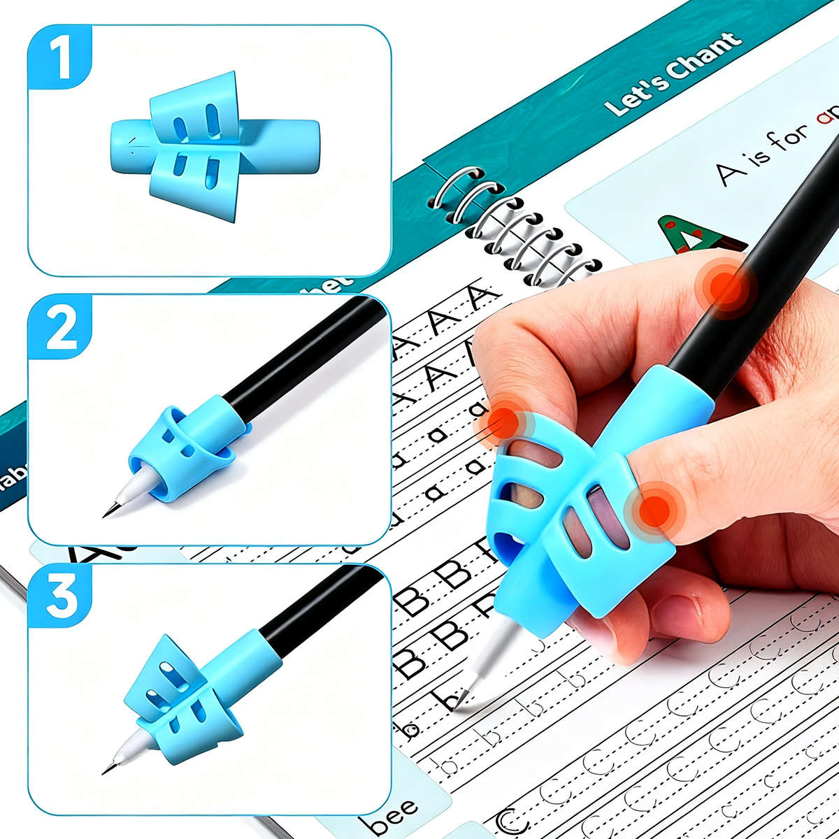 MagicBook | Kids Practice Copybook Set (4Pcs/Set)