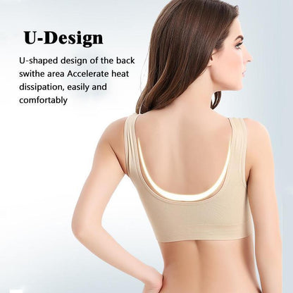 Libiyi-Comfortable Seamless Wire-Free Bra (3pcs/set)