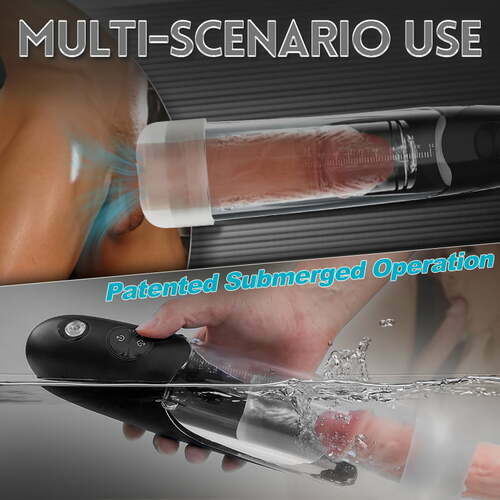 WaterSamurai - Vacuum Suction with Super Waterproof Penis Pump