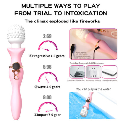 Lurevibe - Female Vibrating Massage Magic Wand Masturbation Vibrator